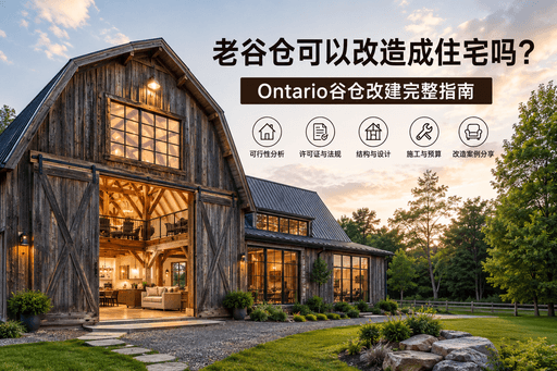 老谷仓可以改造成住宅吗？Ontario 谷仓改建完整指南｜Reno Compass