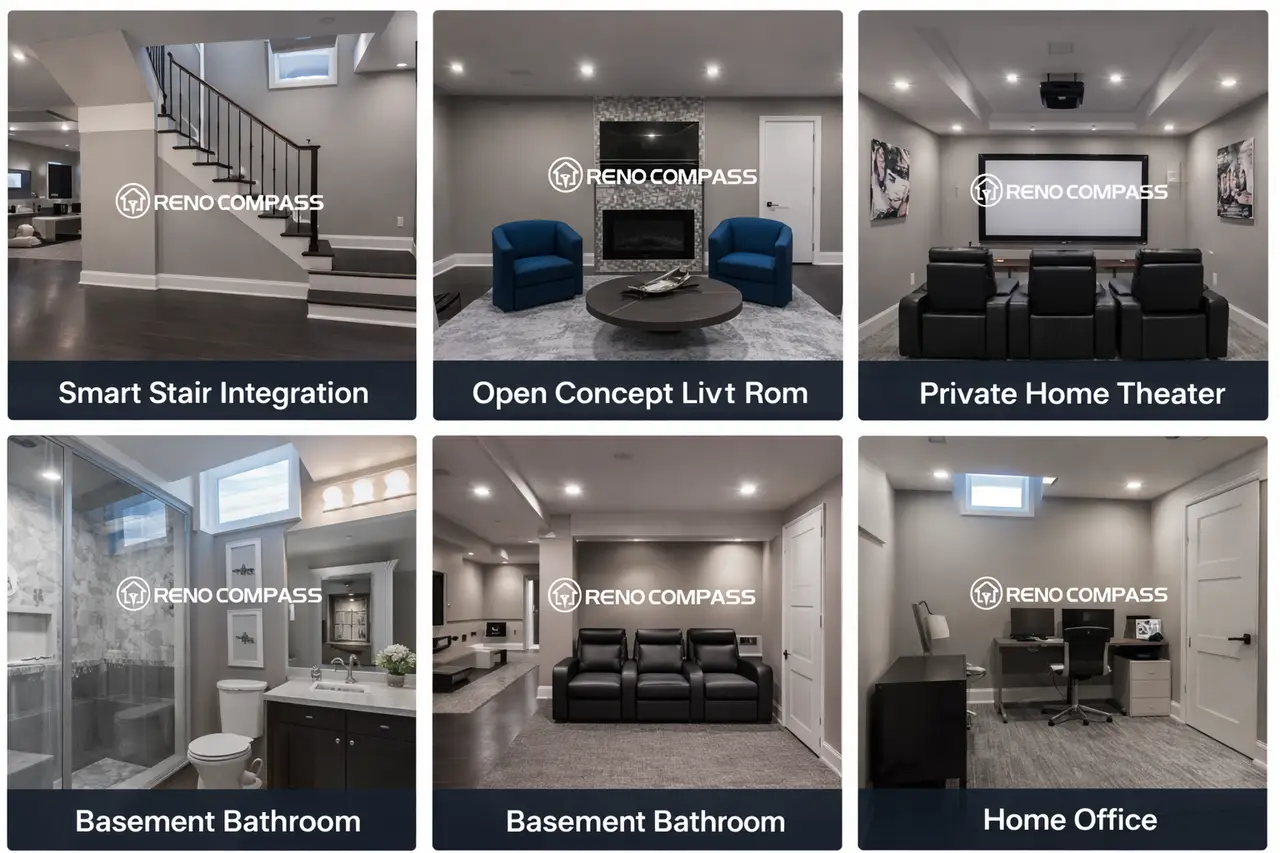 Basement Renovation Tips & Ideas in Toronto | Reno Compass - Blog Cover