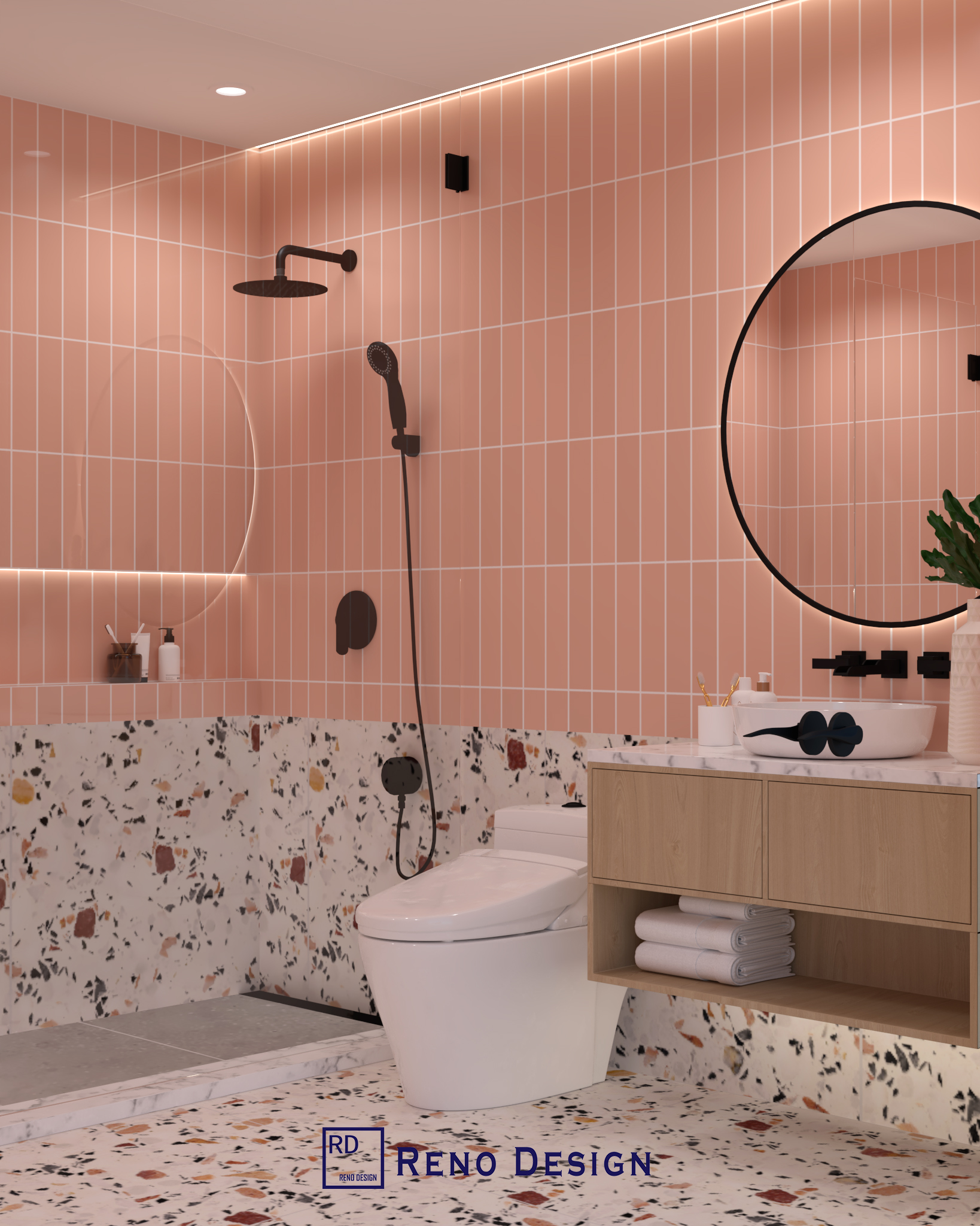Elegant Pink Bathrooms Design - Image 6