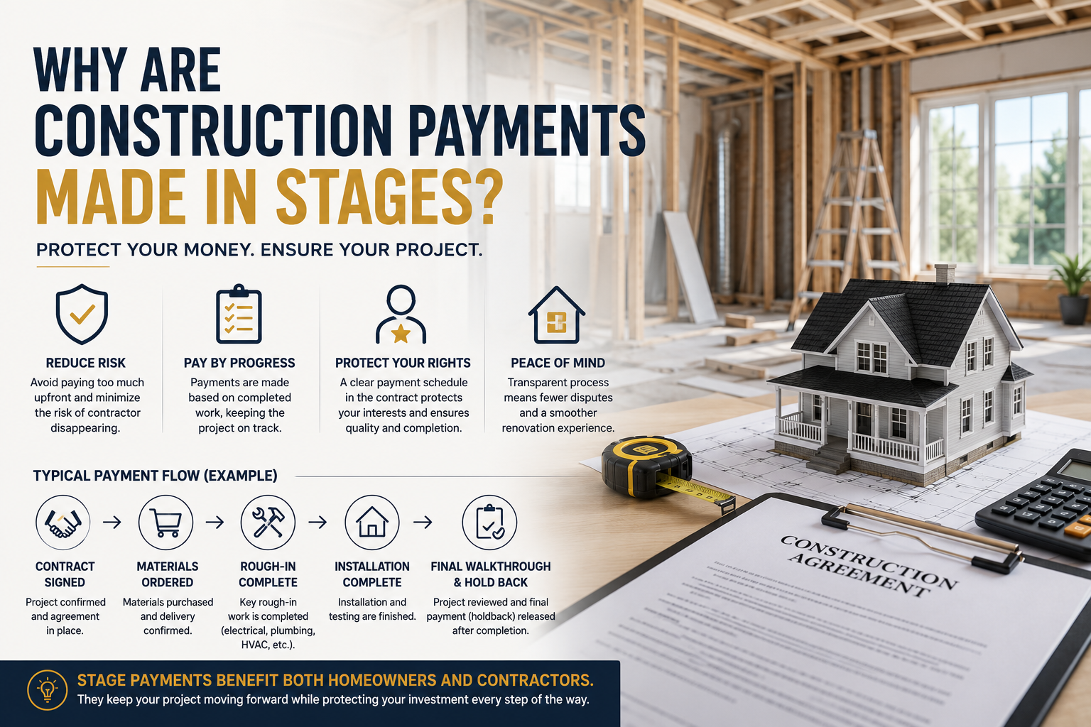 Why Are Construction Payments Made in Stages?