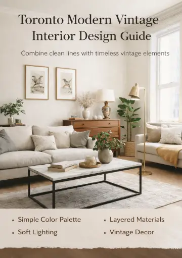 Toronto Modern Vintage Interior Design Guide - Blog Cover