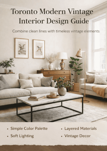 Toronto Modern Vintage Interior Design Guide