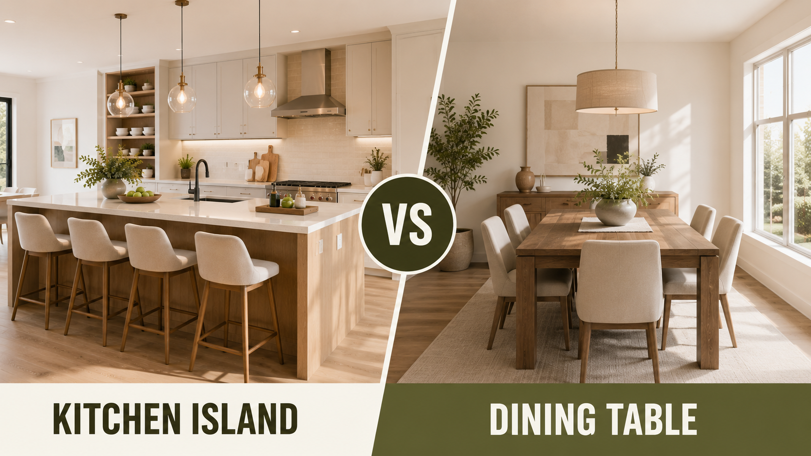 Kitchen Island vs Dining Table: Which One Is the Heart of a Modern Home?