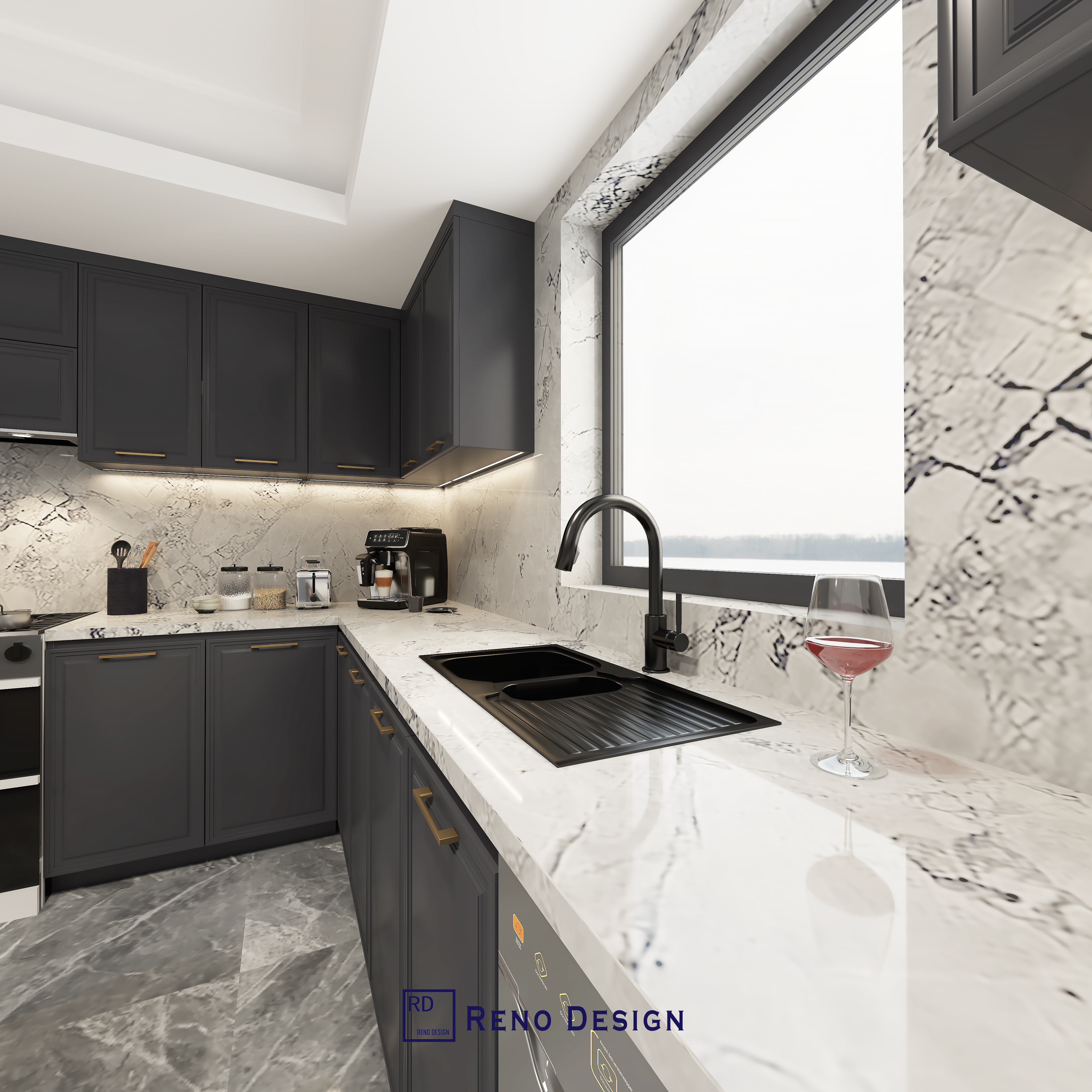 Modern Dark Style Kitchens ideas - Image 1