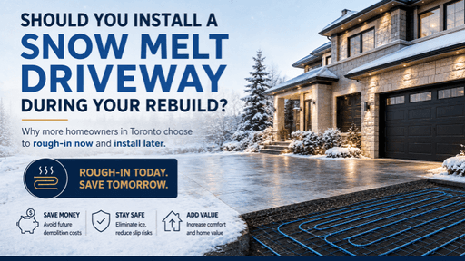 Should You Install a Snow Melt Driveway During a Toronto Rebuild?