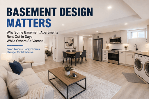 Basement Design Matters: Why Some Toronto Basement Apartments Rent Out in Days While Others Sit Vacant