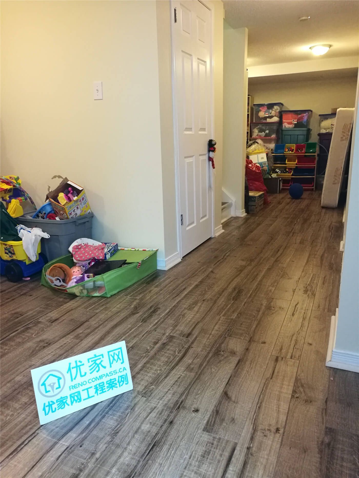 Markham Basement Renovation with New Hardwood Flooring & Stair Upgrade | Reno Compass Inc.