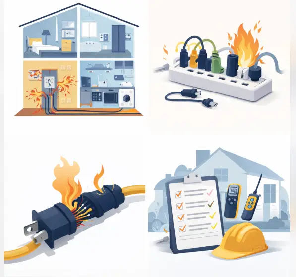 Electrical Hazard Warning Signs & Home Safety Guide - Blog Cover