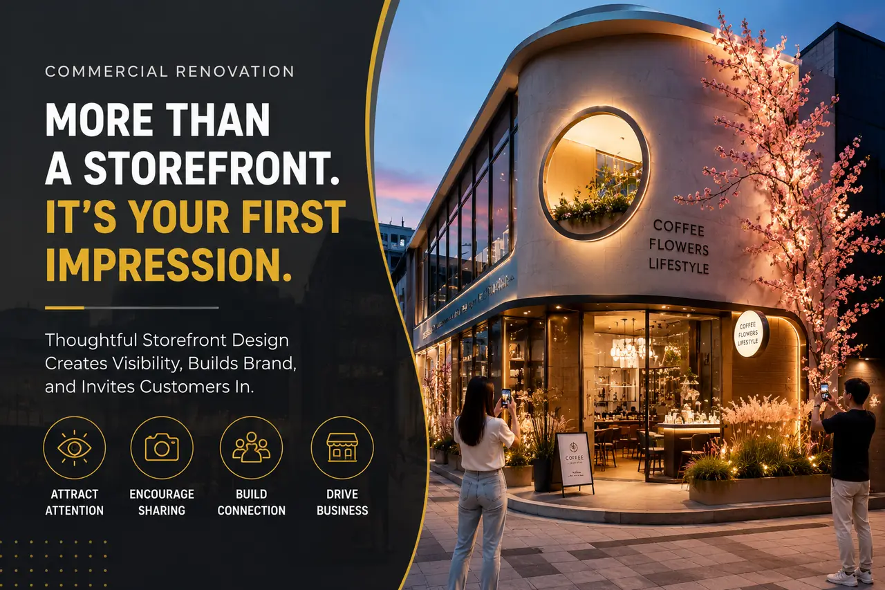 Why Storefront Design Matters in Commercial Renovation Projects - Blog Cover