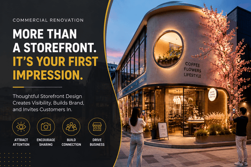 Why Storefront Design Matters in Commercial Renovation Projects