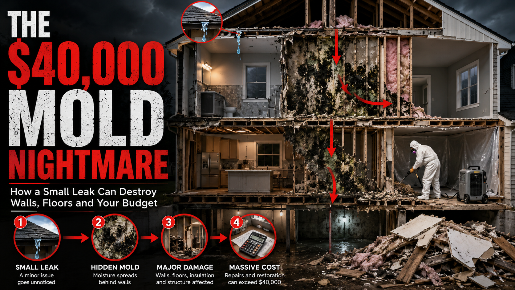 The $40,000 Mold Nightmare: When Small Leaks Turn Into Big Costs