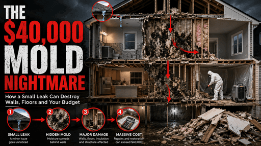 The $40,000 Mold Nightmare: When Small Leaks Turn Into Big Costs