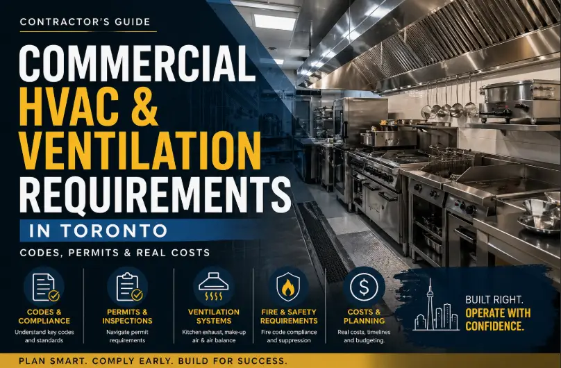 Commercial HVAC & Ventilation Requirements in Toronto: A Contractor’s Guide to Codes, Permits & Real Costs - Blog Cover
