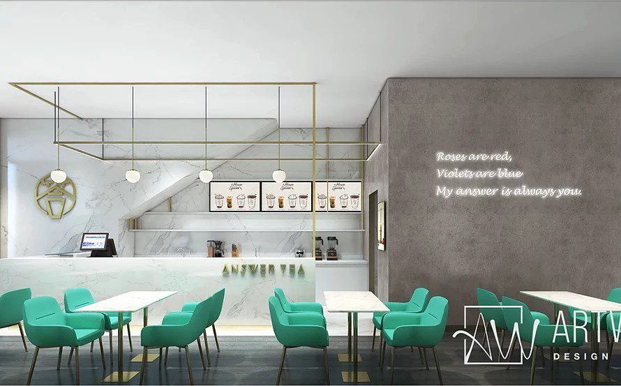 多伦多市中心答案奶茶店装修 - Image 1