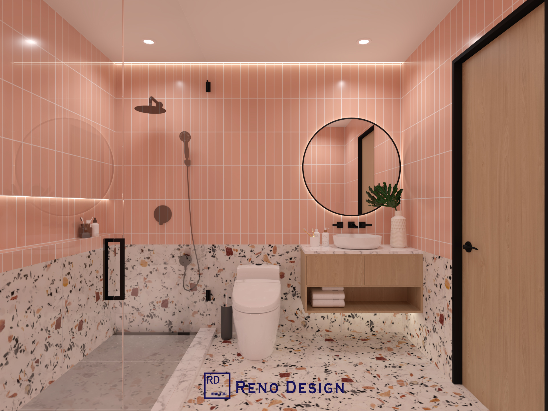 Elegant Pink Bathrooms Design - Image 4