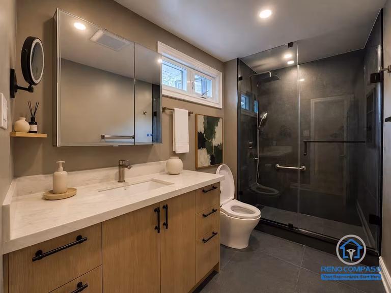 Bathroom Renovation Toronto | Modern Bathroom Remodeling | Reno Compass