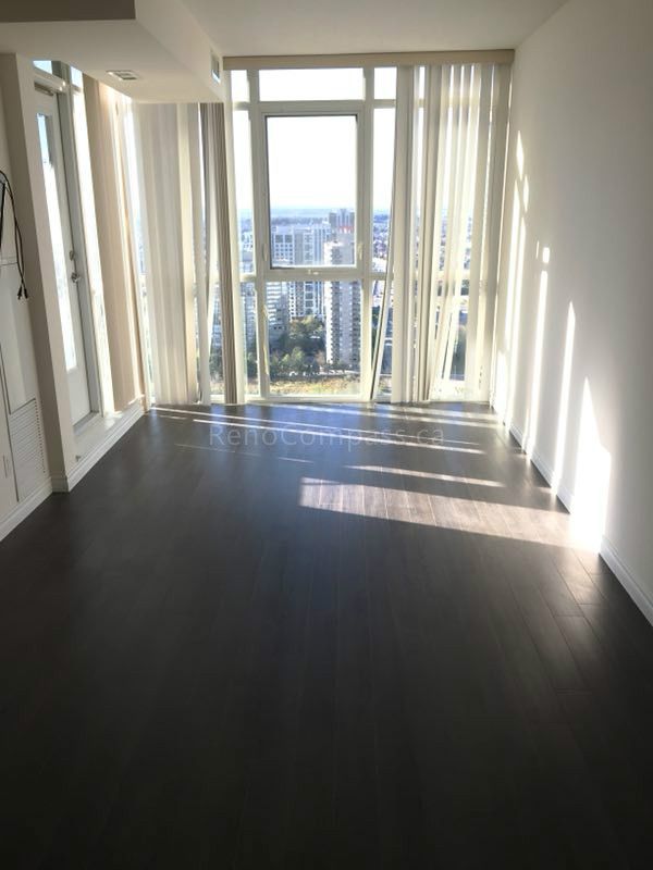 This Mississauga flooring replacement project features newly installed dark-stained solid hardwood stair treads, enhancing durability, safety, and modern appeal. The upgraded staircase creates a seamless transition between floors while adding warmth and architectural elegance to the home. Completed by a trusted Toronto Renovation Company, this stair flooring renovation improves both functionality and long-term property value.