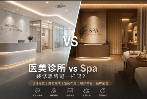 多伦多医美诊所与Spa装修区别：设计思路能一样吗