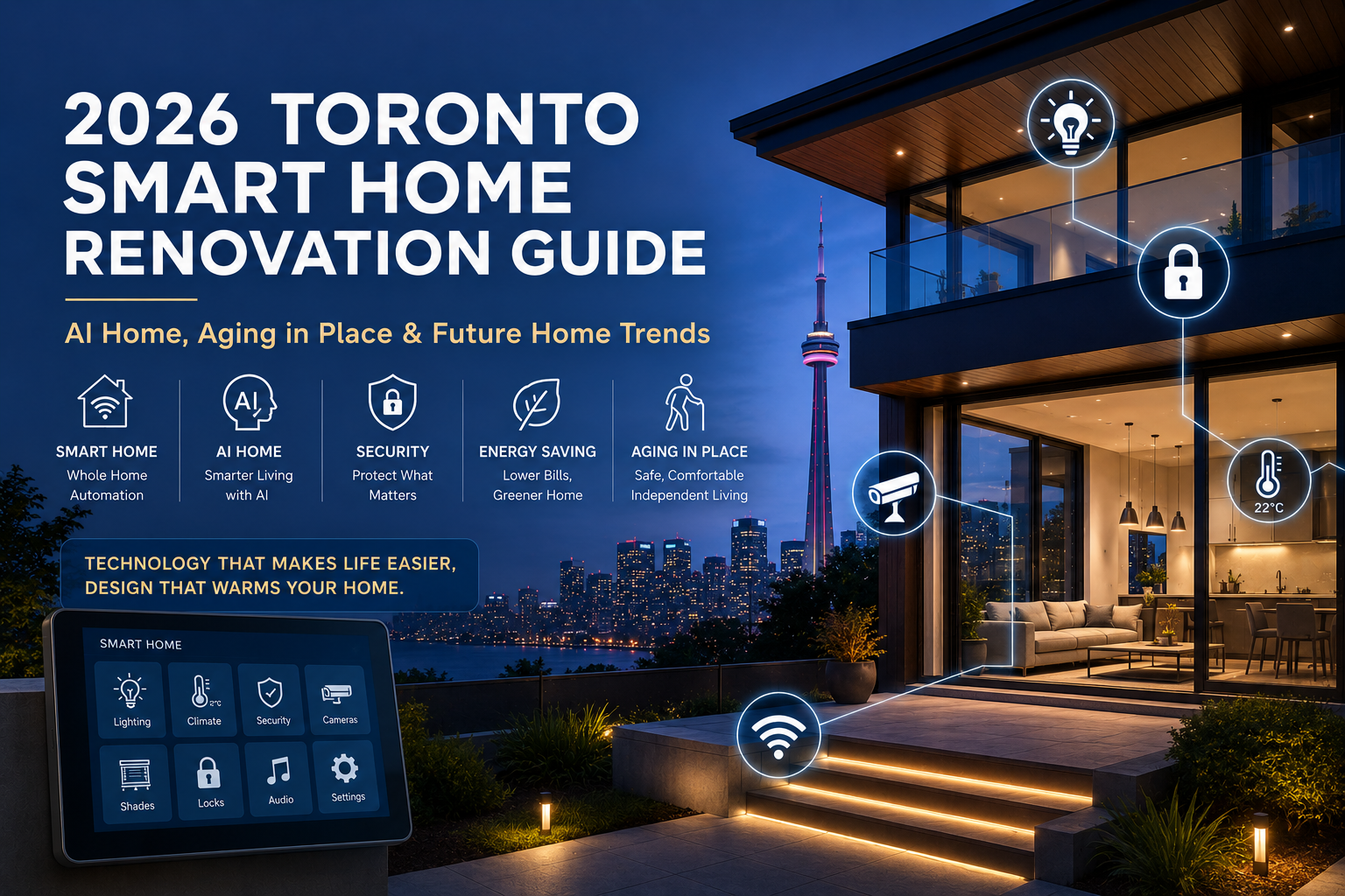 Toronto Smart Home Renovation Guide (2026): AI Home, Aging in Place & Future Home Trends