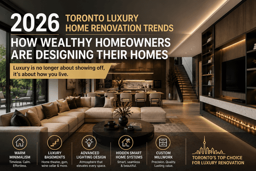 2026 Toronto Luxury Home Renovation Trends｜How Wealthy Homeowners Are Designing Their Homes