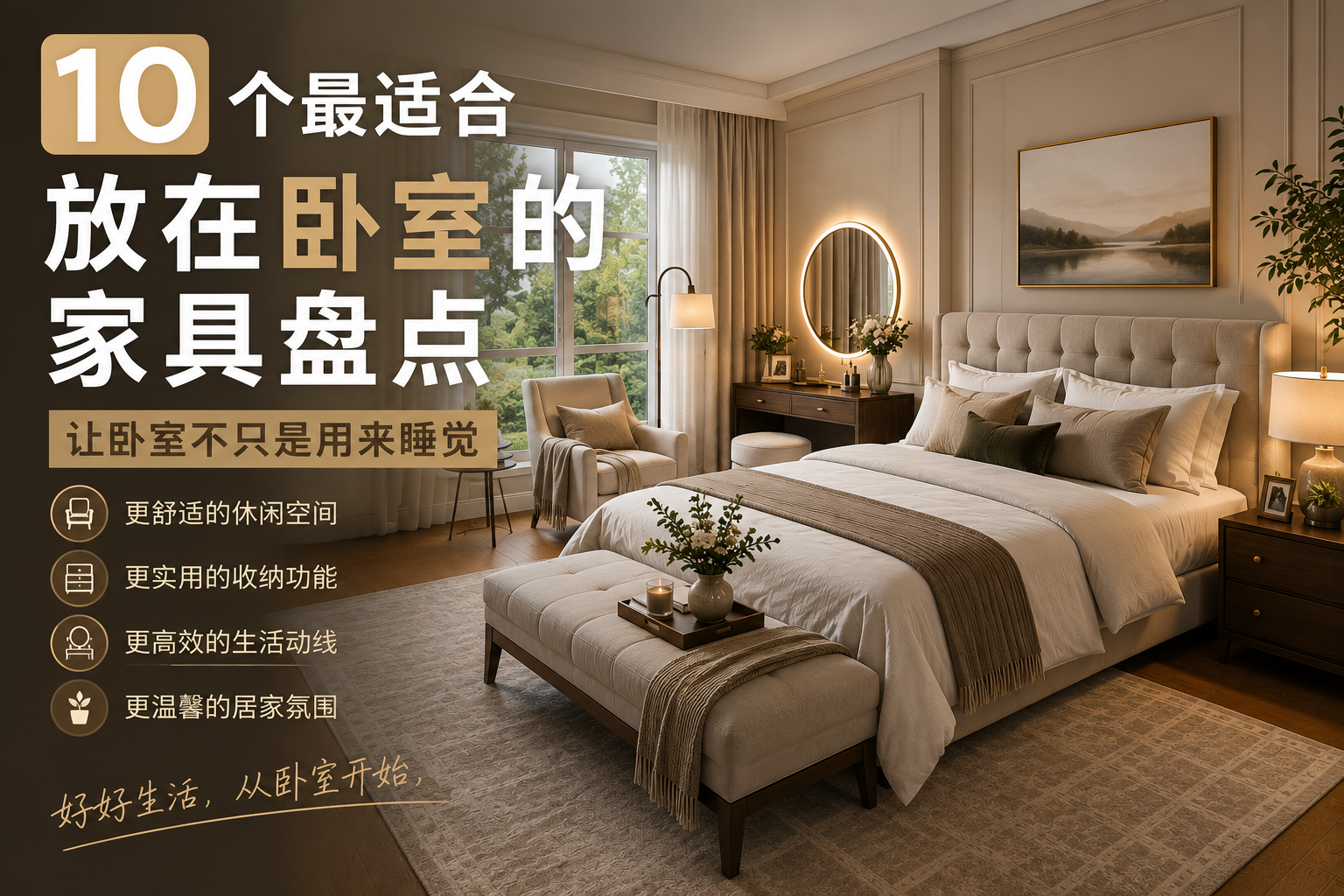 安省屋主必看：10 个最适合放在卧室的家具灵感（2026 指南）