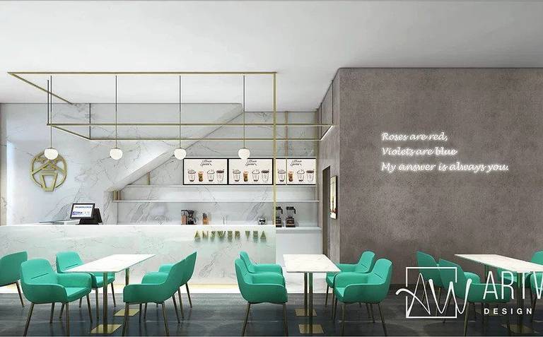 Toronto Downtown Bubble Tea Shop (Answer)- Commercial Renovation - Image 1