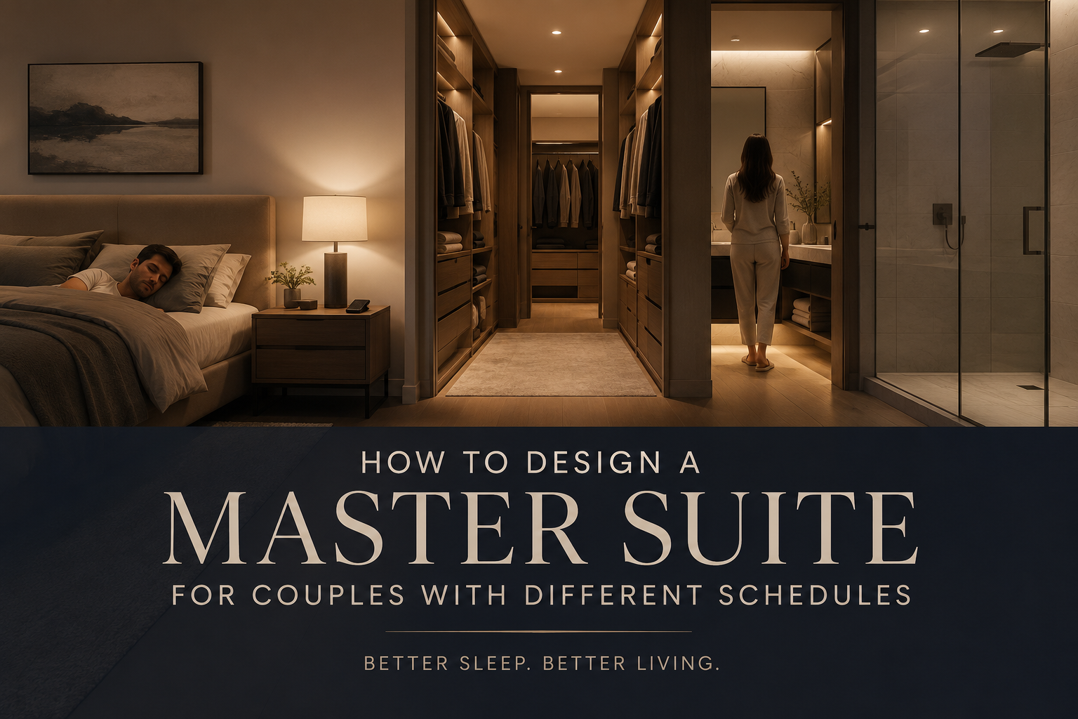 How to Design a Master Suite for Couples With Different Schedules in Ontario