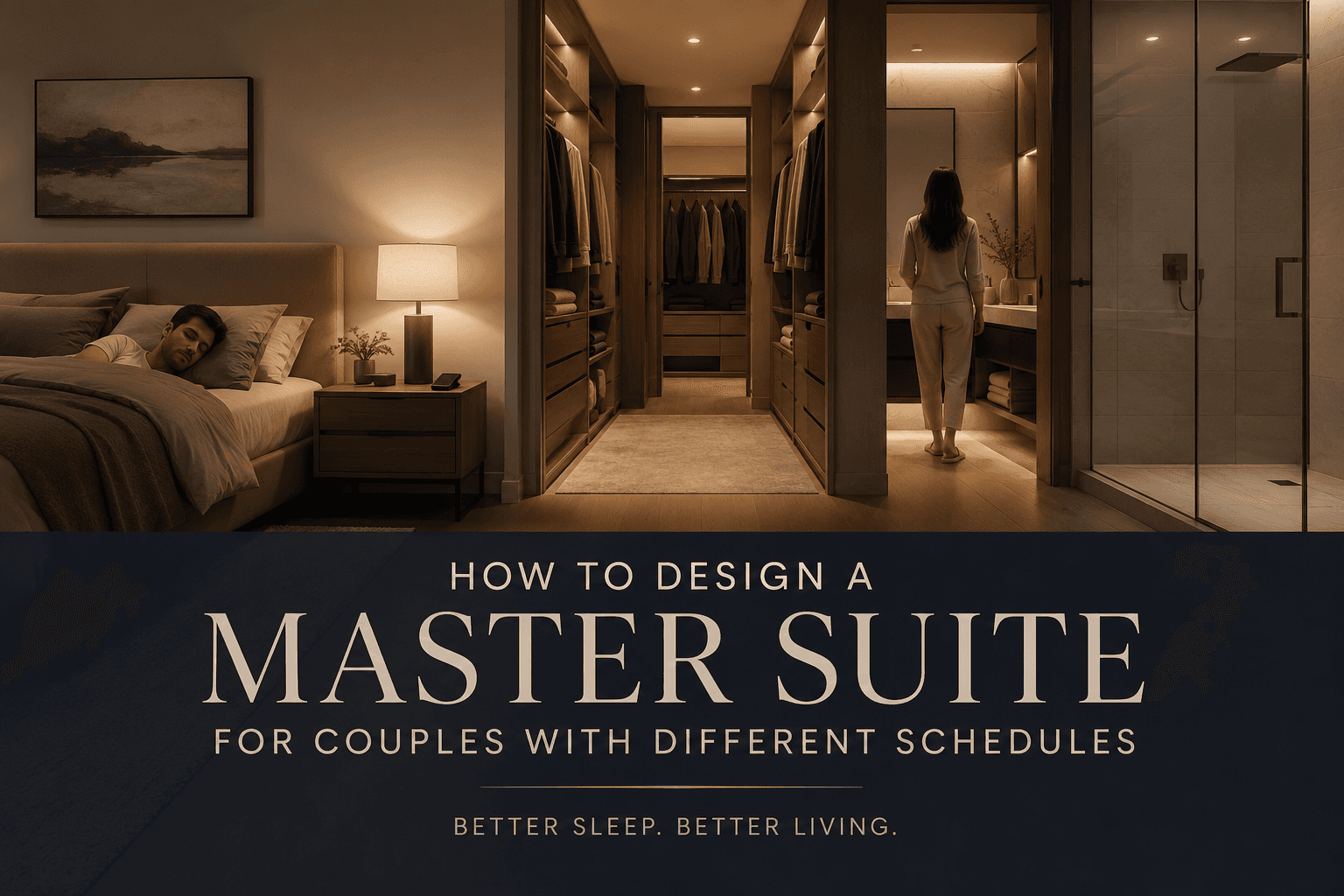 How to Design a Master Suite for Couples With Different Schedules in Ontario