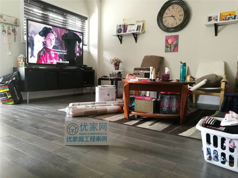 Markham Basement Renovation with New Hardwood Flooring & Stair Upgrade | Reno Compass Inc.