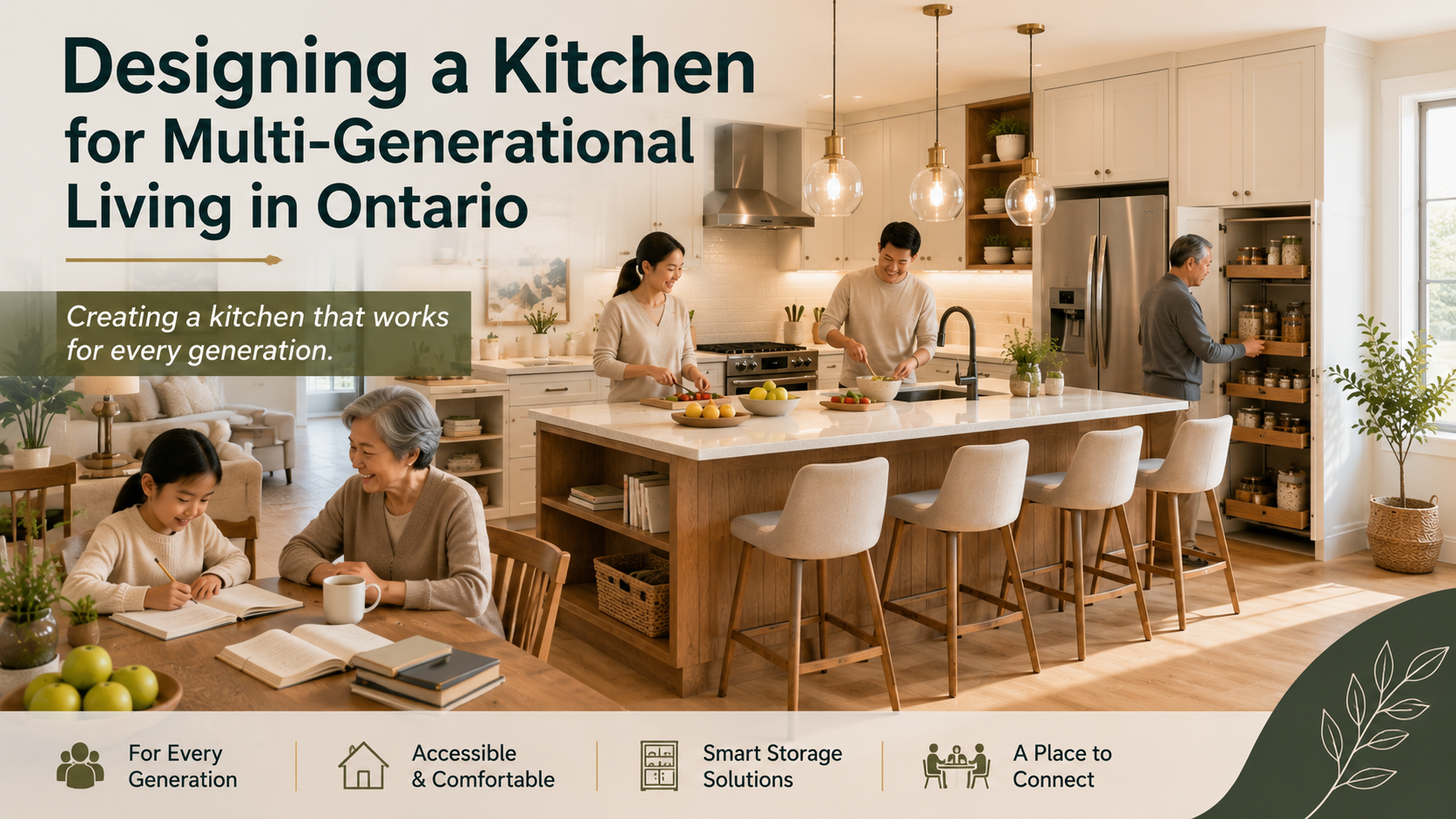 Designing a Kitchen for Multi-Generational Living in Ontario
