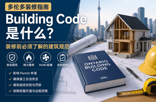 多伦多装修前必须了解的 Building Code 是什么？