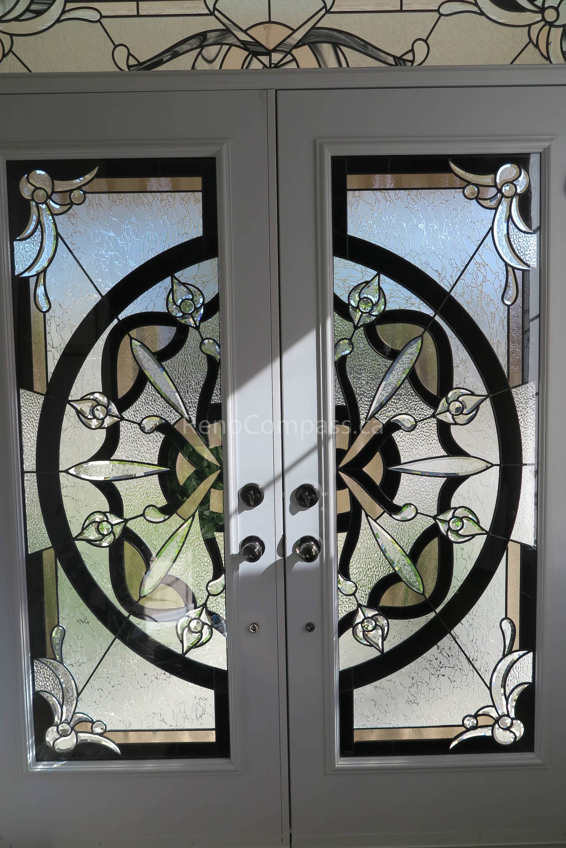 This project features a custom decorative glass double entry door installed in Newmarket. The elegant circular stained glass design enhances natural light while maintaining privacy and security. Professionally completed by an experienced Toronto Renovation Company, this door upgrade adds both curb appeal and architectural character to the home’s entrance.