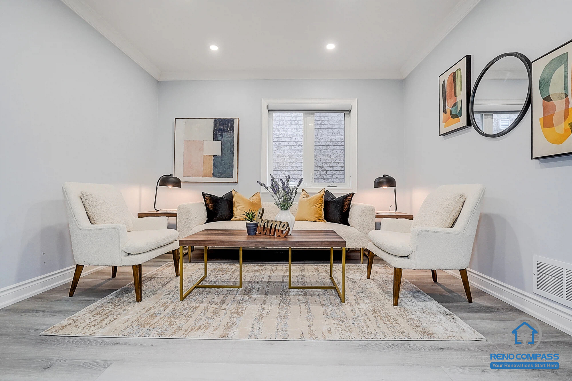 Vaughan Full Interior Renovation | Stair, Flooring & Lighting Upgrade