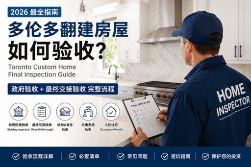 多伦多翻建房屋如何验收？2026 Final Inspection 全指南