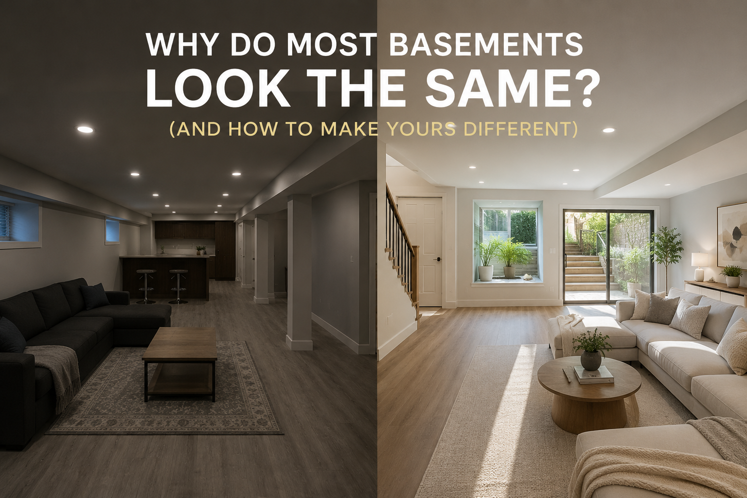 Why Do So Many Ontario Basements Feel Dark and Lack Character?