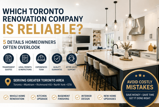 Which Toronto Renovation Company Can You Really Trust?