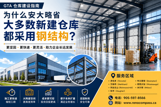 为什么安大略省大多数新建仓库都采用钢结构？｜GTA 仓库建设指南