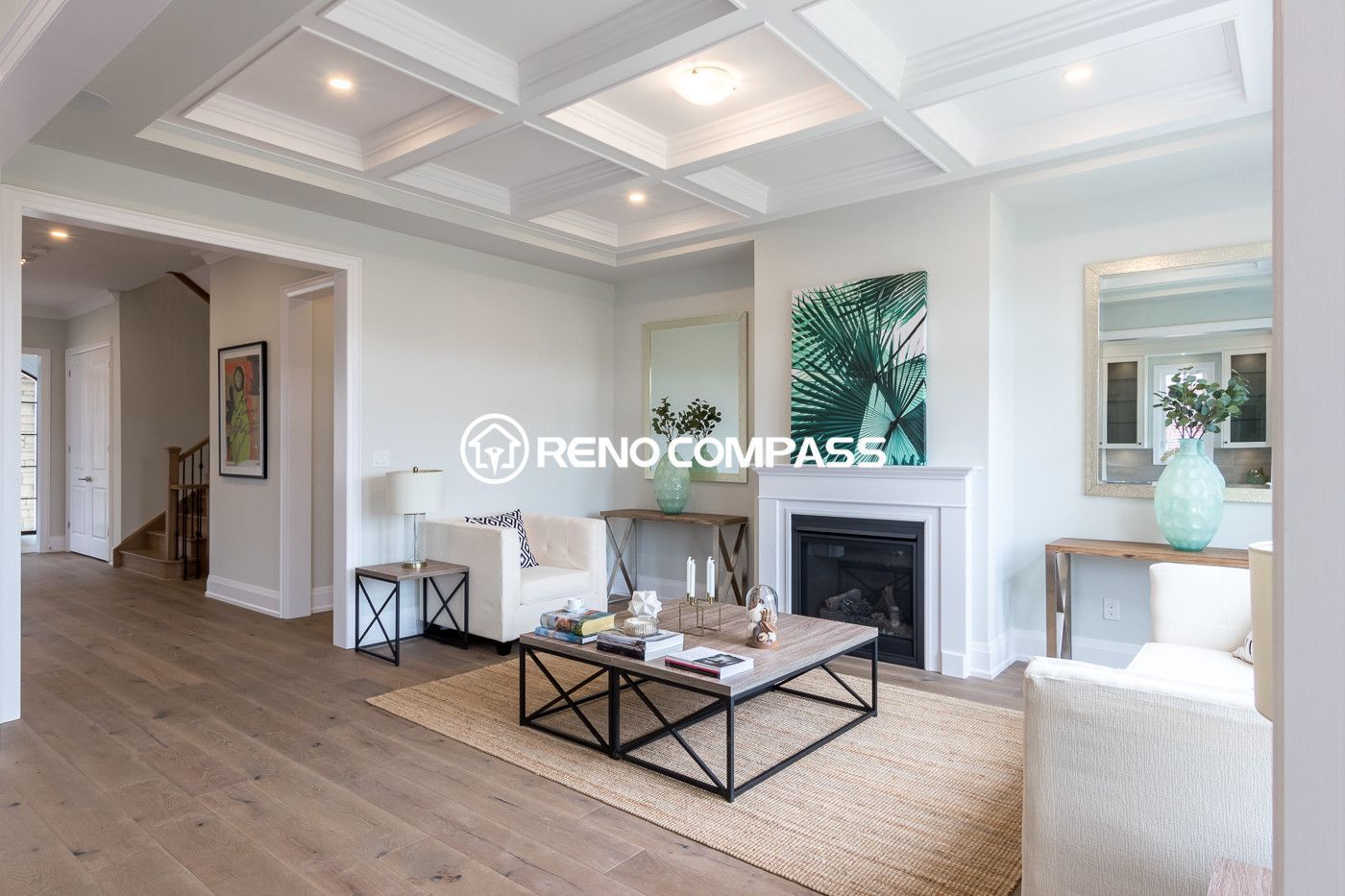 Newmarket Living Room Engineered Hardwood Flooring Renovation