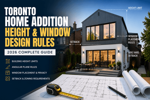 Toronto Home Addition Height & Window Design Rules Explained (2026 Guide)
