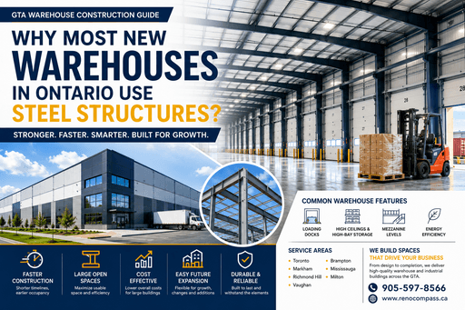 Why Most New Warehouses in Ontario Use Steel Structures | GTA Warehouse Construction Guide