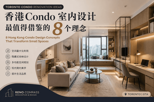 多伦多Condo 翻新之 香港 Condo 室内设计最值得借鉴的 8 个理念
