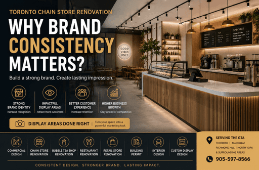 Why Brand Consistency Matters in Toronto Chain Store Renovation