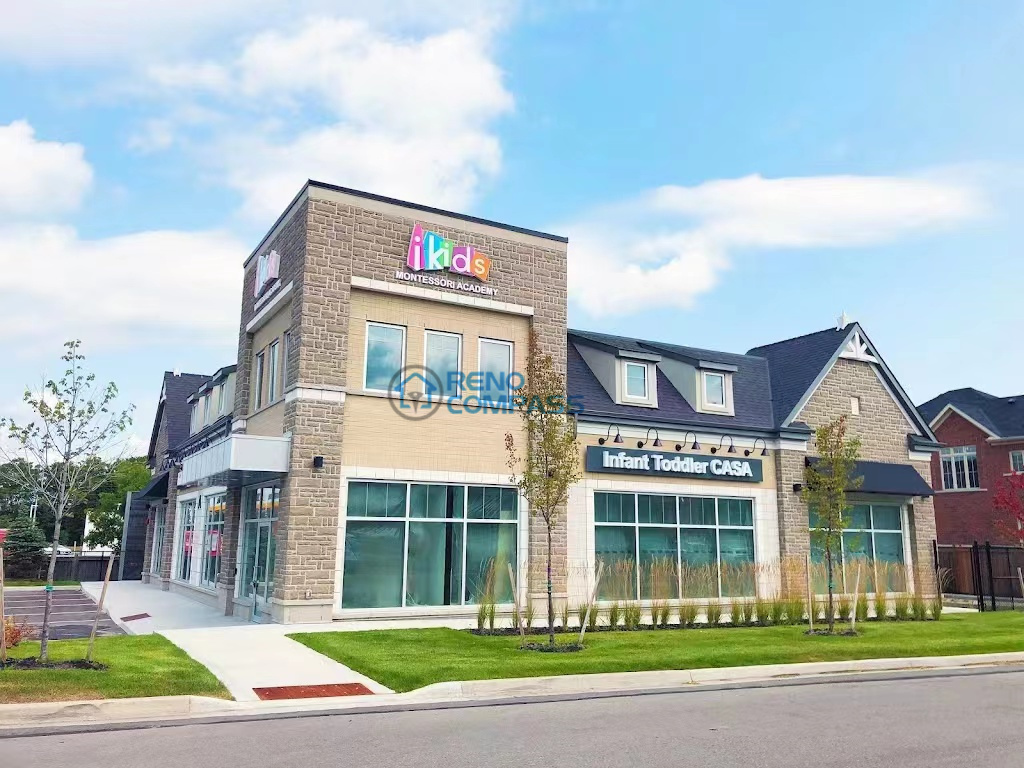 Overall interior view of a daycare renovation project in Richmond Hill, featuring a clean, well-organized learning environment designed to support safety, comfort, and daily childcare operations.