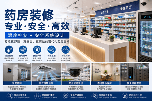 多伦多药房装修｜温度控制与安全系统为什么越来越重要？