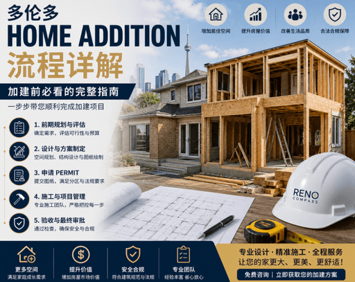 多伦多 Home Addition 流程详解：加建前必看指南