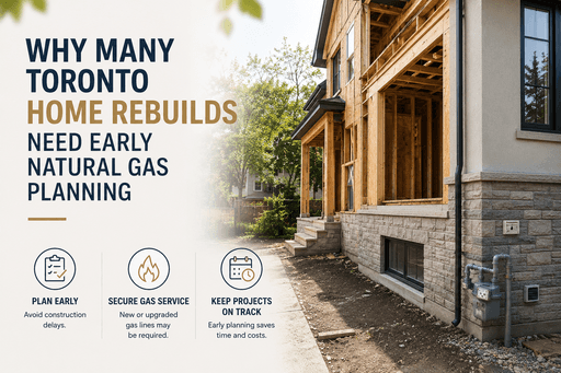 Why Many Toronto Home Rebuilds Need Early Natural Gas Planning