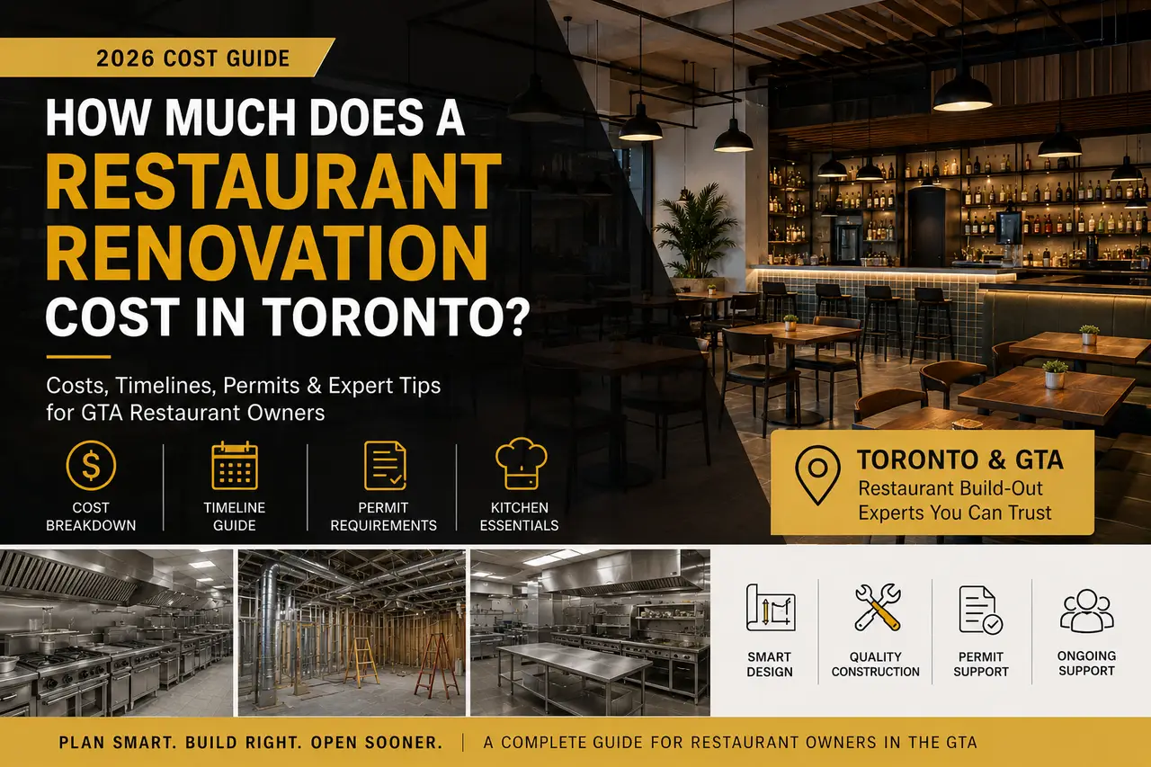 Restaurant Renovation in Toronto: What Does It Cost and What Should You Plan For? - Blog Cover