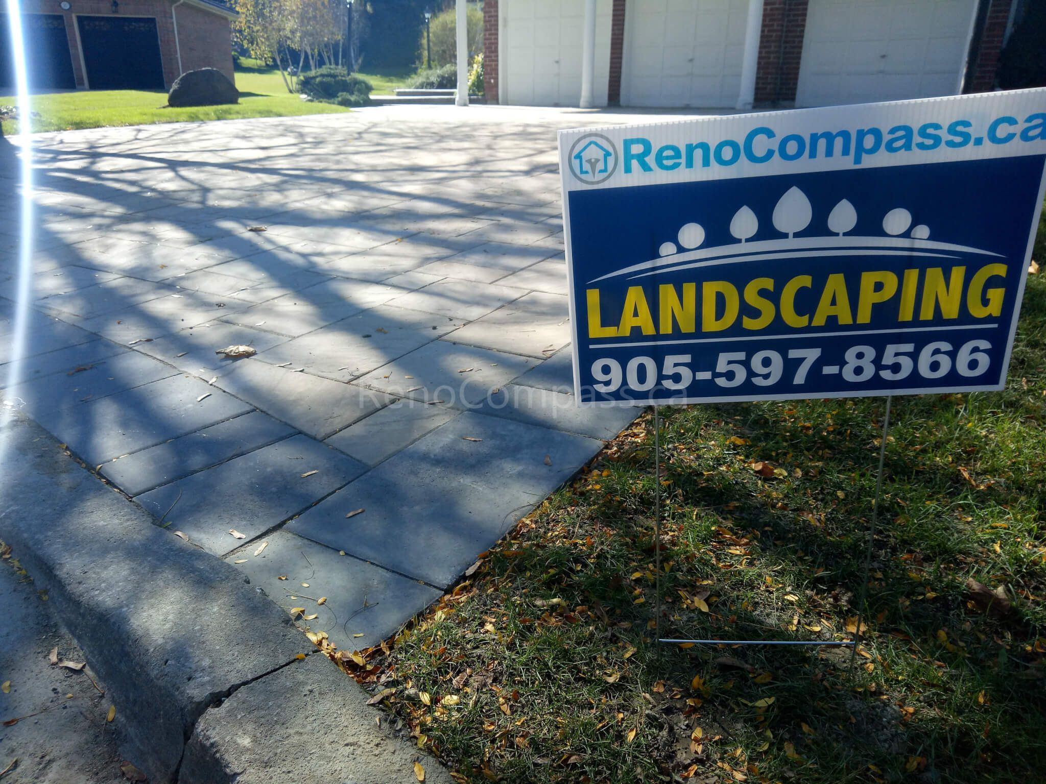 Aurora Driveway Interlocking and Landscaping Renovation by Reno Compass
