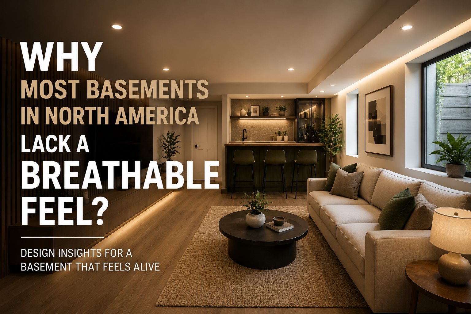 Why Most Basements Lack a Sense of Space
