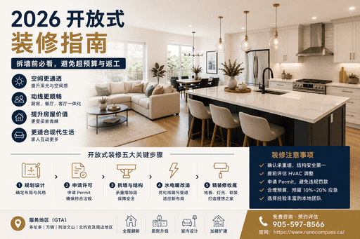 2026开放式装修指南：拆墙前必看